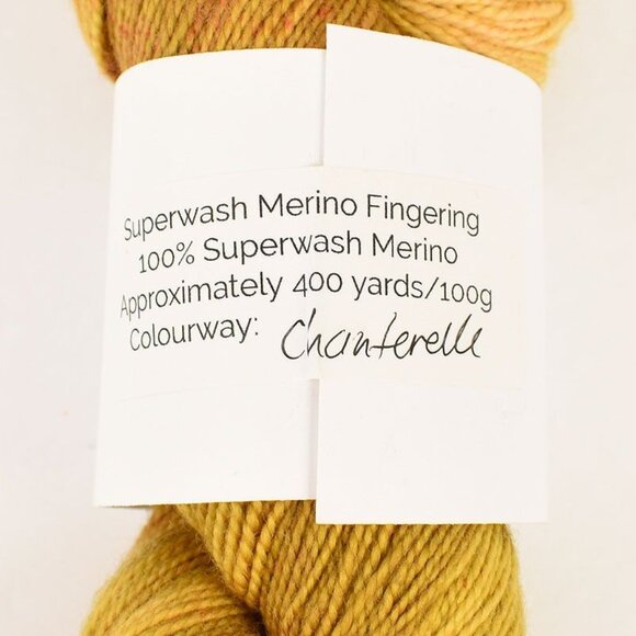Northbound Knitting Superwash Merino Fingering Yarn Hand-Dyed Chanterelle - Picture 3 of 3